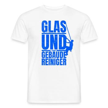 Glas und Gebäudereiniger Geschenkidee job Geschenk - Männer T-Shirt - Weiß - Vorne - AI Model Male 178 dark (178cm)
