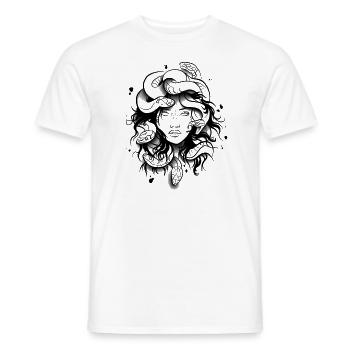 Medusa - T-shirt homme - blanc - Devant - AI Model Male 178 dark (178cm)