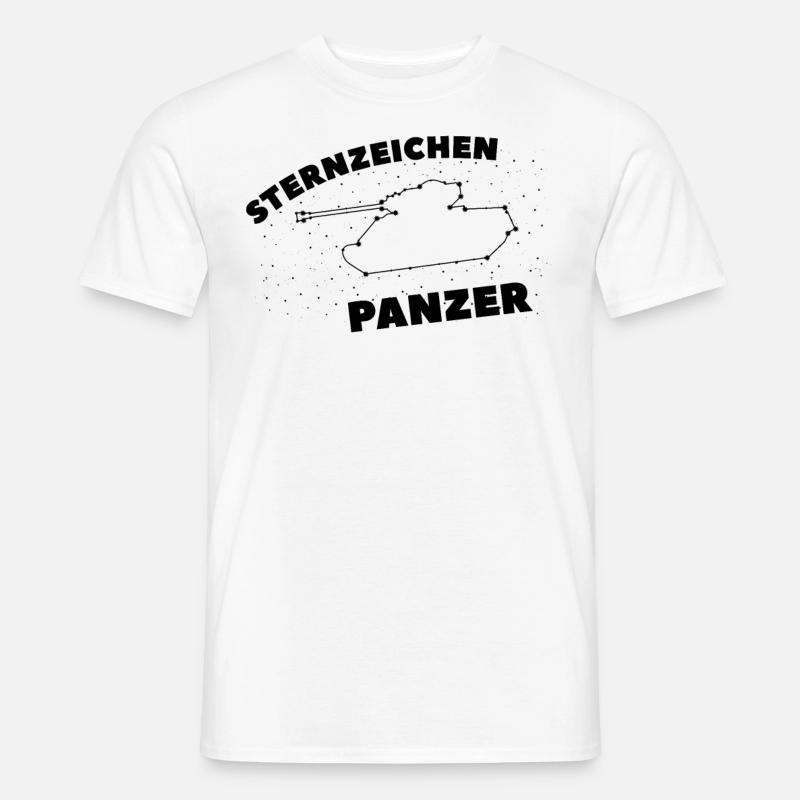 Militär Panzerfahrer Panzer Kampfpanzer Geschenk - Männer T-Shirt - Weiß