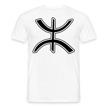 Amazigh Berber - Men's T-Shirt - white - Front - AI Model Male 178 dark (178cm)