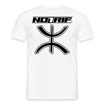 Rif Number One - T-shirt homme - blanc - Devant - AI Model Male 178 dark (178cm)