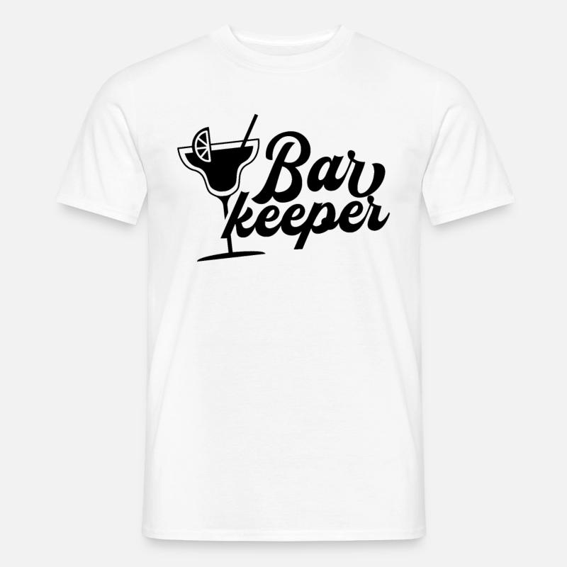 Bartender Barman Bar Profession Bartender - Men's T-Shirt - white