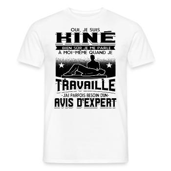 Kinésithérapeute Humour Kinésithérapie Kiné - T-shirt homme - blanc - Devant - AI Model Male 178 dark (178cm)
