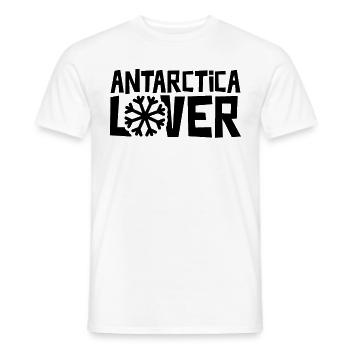 Antarctica Lover Penguin Antarctique Pôle Sud - T-shirt homme - blanc - Devant - AI Model Male 178 dark (178cm)