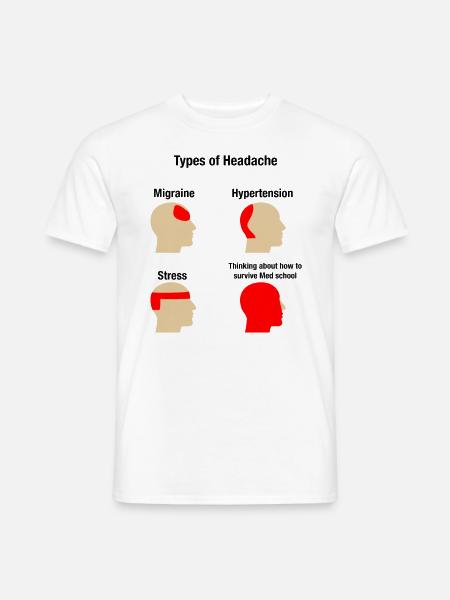Medizinstudium Medizinstudent Mediziner - Männer T-Shirt - Weiß
