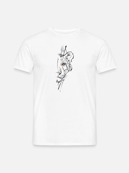 Lioness sketchy - Men's T-Shirt - white