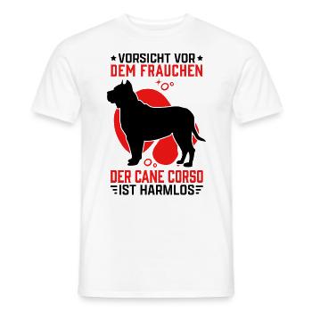 Cane Corso Frauchen Cane Corso Italiano - Männer T-Shirt - Weiß - Vorne - AI Model Male 178 dark (178cm)