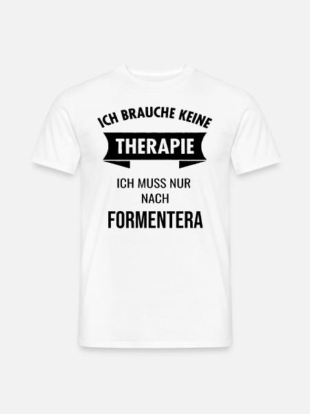 Formentera Balearen Urlaub Insel Geschenk - Männer T-Shirt - Weiß