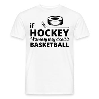 Eishockeyspieler Team Torwart Basketball Lustig - Männer T-Shirt - Weiß - Vorne - AI Model Male 178 dark (178cm)