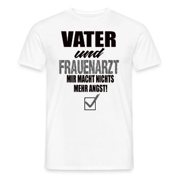 Vater und Frauenarzt - Männer T-Shirt - Weiß - Vorne - AI Model Male 178 dark (178cm)