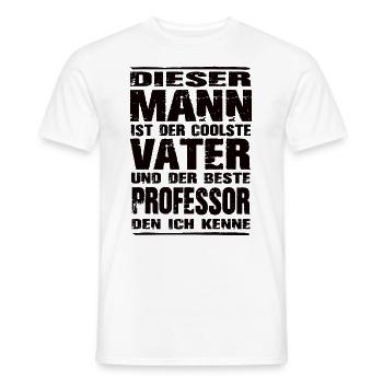 Professor - Männer T-Shirt - Weiß - Vorne - AI Model Male 178 dark (178cm)