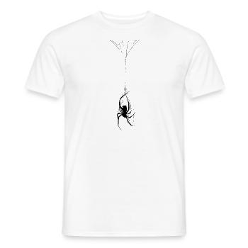 Araignée cadeau amusant - T-shirt homme - blanc - Devant - AI Model Male 178 dark (178cm)