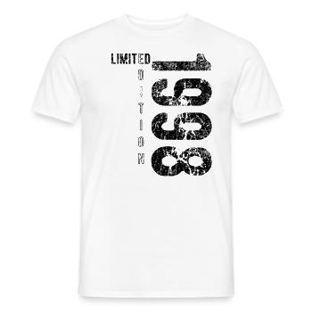 Édition Limitée 1998 Anniversaire Vintage 1998 - T-shirt homme - blanc - Devant - AI Model Male 178 dark (178cm)