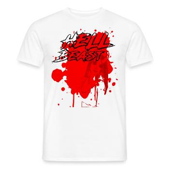 2reborn Hell Beast devil Girl sexy 3 - Männer T-Shirt - Weiß - Vorne - AI Model Male 178 dark (178cm)