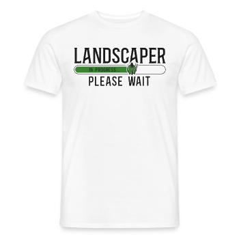 Landscaper Landscaping Landscape - Männer T-Shirt - Weiß - Vorne - AI Model Male 178 dark (178cm)