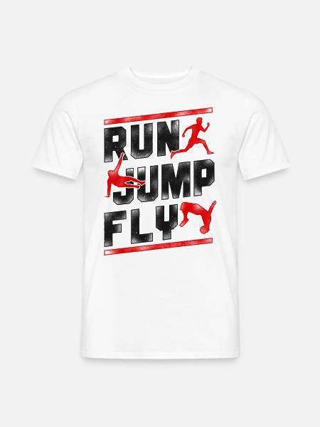 Parkour Free Running Traceur - Männer T-Shirt - Weiß