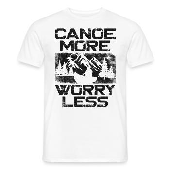 Canoe Canoeing Vintage Canoe More - Männer T-Shirt - Weiß - Vorne - AI Model Male 178 dark (178cm)