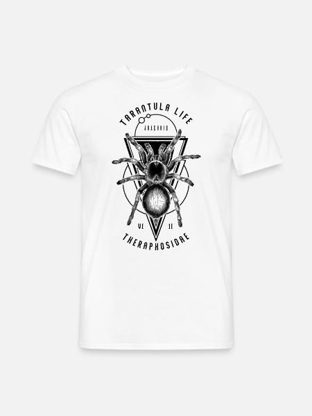 Tarantula Geometric Indie Pet Spider Besitzer Vintage - Männer T-Shirt - Weiß
