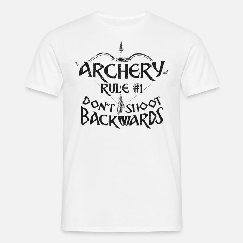 Archery Bow Archer Compound Bow - Men's T-Shirt - white