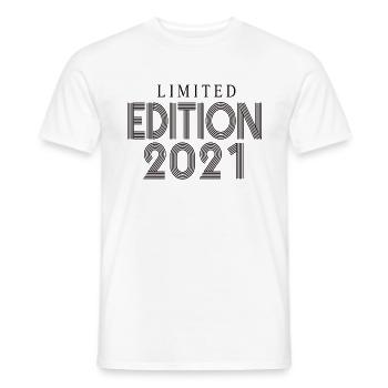Limited Edition 2021 - Men's T-Shirt - white - Front - AI Model Male 178 dark (178cm)