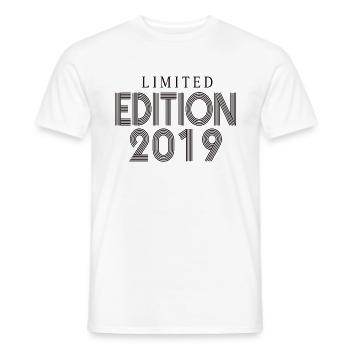 Édition limitée 2019 - T-shirt homme - blanc - Devant - AI Model Male 178 dark (178cm)