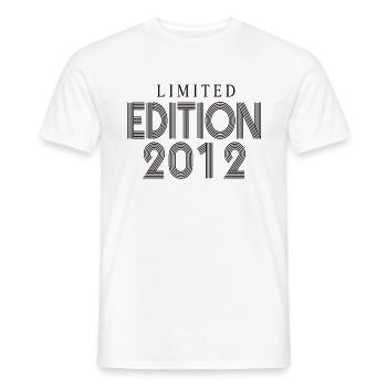 Limited Edition 2012 - Männer T-Shirt - Weiß - Vorne - AI Model Male 178 dark (178cm)