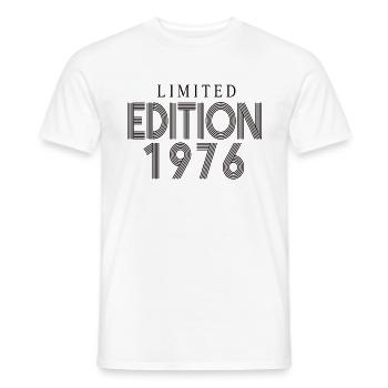 Édition limitée 1976 - T-shirt homme - blanc - Devant - AI Model Male 178 dark (178cm)