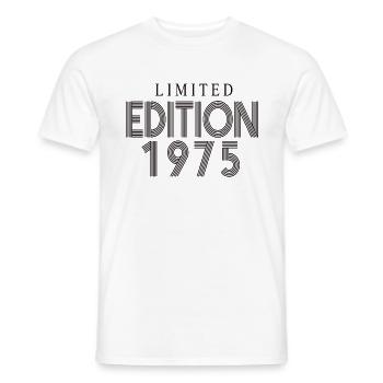 Édition limitée 1975 - T-shirt homme - blanc - Devant - AI Model Male 178 dark (178cm)