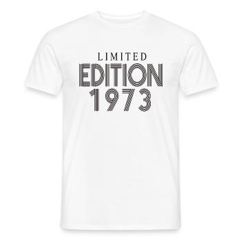 Édition limitée 1973 - T-shirt homme - blanc - Devant - AI Model Male 178 dark (178cm)