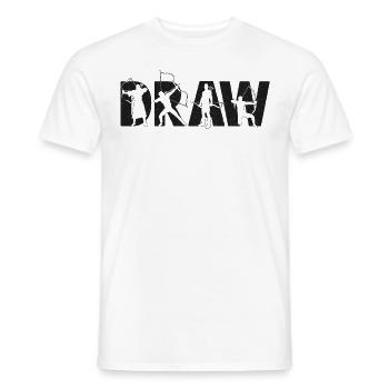 Archery Bow Archer Vintage - Männer T-Shirt - Weiß - Vorne - AI Model Male 178 dark (178cm)