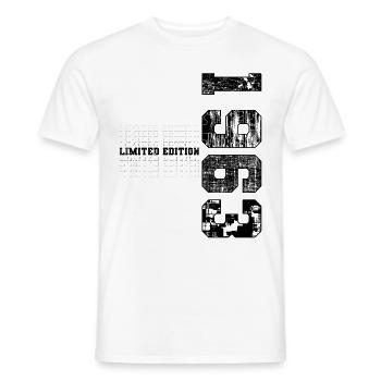 Limited Edition 1963 Year of birth 1963 Birthday - Men's T-Shirt - white - Front - AI Model Male 178 dark (178cm)