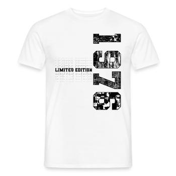 Édition limitée 1976 Année de naissance 1976 Anniversaire - T-shirt homme - blanc - Devant - AI Model Male 178 dark (178cm)