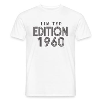 Édition limitée 1960 - T-shirt homme - blanc - Devant - AI Model Male 178 dark (178cm)