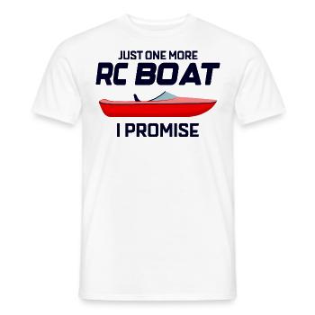 Rc Boat Racing Electric Powerboat Speedboat Race - Men's T-Shirt - white - Front - AI Model Male 178 dark (178cm)