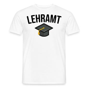 Lehramt Studium Abschluss - Männer T-Shirt - Weiß - Vorne - AI Model Male 178 dark (178cm)