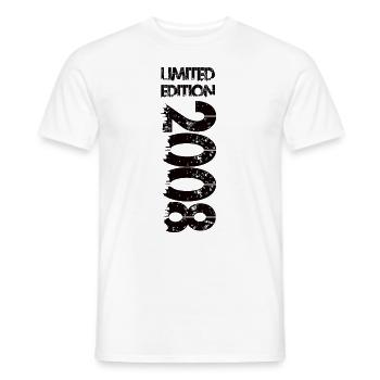Limited Edition 2008 - Männer T-Shirt - Weiß - Vorne - AI Model Male 178 dark (178cm)