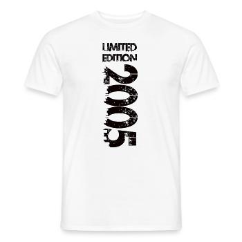 Limited Edition 2005 - Männer T-Shirt - Weiß - Vorne - AI Model Male 178 dark (178cm)