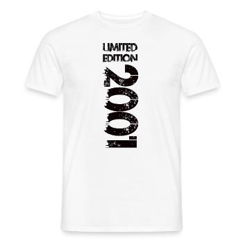 Limited Edition 2001 - Männer T-Shirt - Weiß - Vorne - AI Model Male 178 dark (178cm)