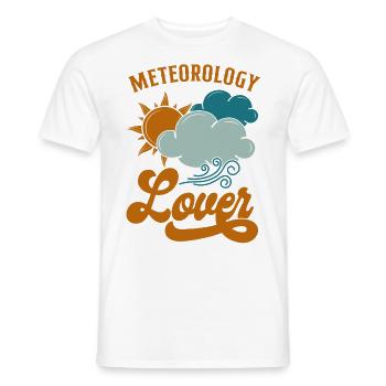 Meteorologist Weather Forecast - Men's T-Shirt - white - Front - AI Model Male 178 dark (178cm)