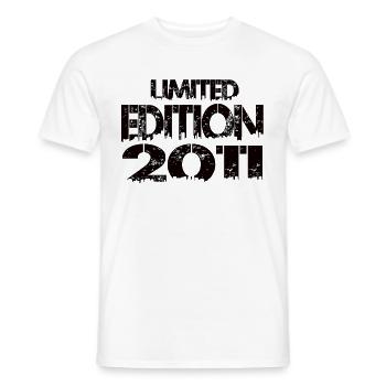 Limited Edition 2011 - Männer T-Shirt - Weiß - Vorne - AI Model Male 178 dark (178cm)