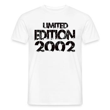 Édition limitée 2002 - T-shirt homme - blanc - Devant - AI Model Male 178 dark (178cm)
