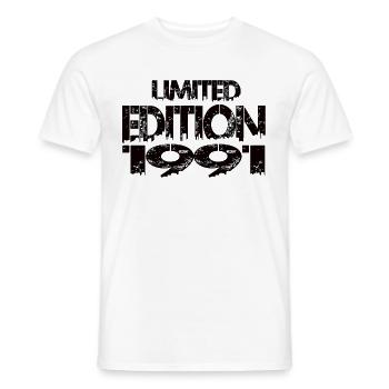Limited Edition 1991 - Men's T-Shirt - white - Front - AI Model Male 178 dark (178cm)