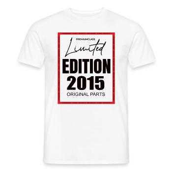 Édition limitée 2015 - T-shirt homme - blanc - Devant - AI Model Male 178 dark (178cm)
