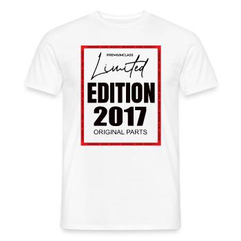 Édition limitée 2017 - T-shirt homme - blanc - Devant - AI Model Male 178 dark (178cm)