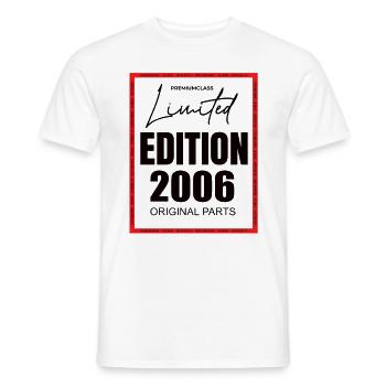 Édition limitée 2006 - T-shirt homme - blanc - Devant - AI Model Male 178 dark (178cm)
