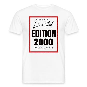 Limited Edition 2000 - Men's T-Shirt - white - Front - AI Model Male 178 dark (178cm)