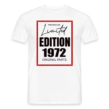 Édition limitée 1972 - T-shirt homme - blanc - Devant - AI Model Male 178 dark (178cm)