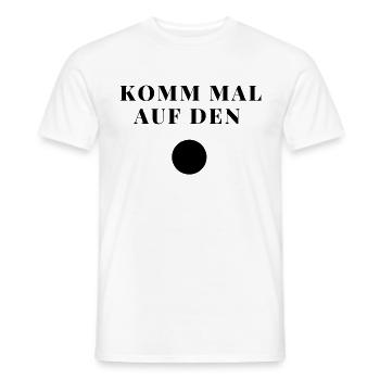Komm auf den Punkt - Männer T-Shirt - Weiß - Vorne - AI Model Male 178 dark (178cm)