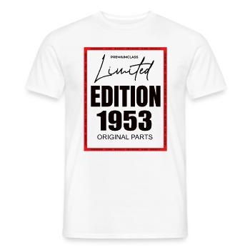 Édition limitée 1953 - T-shirt homme - blanc - Devant - AI Model Male 178 dark (178cm)