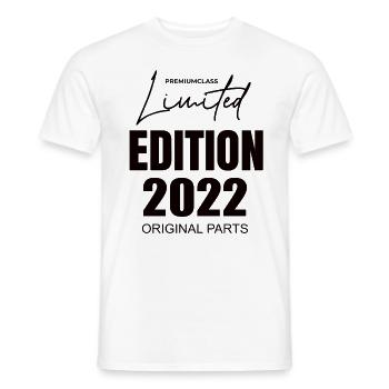 Édition limitée 2022 - T-shirt homme - blanc - Devant - AI Model Male 178 dark (178cm)